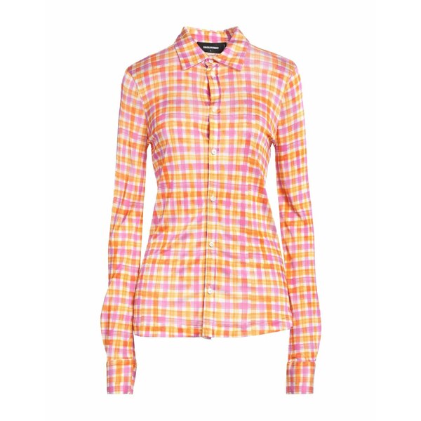 【送料無料】 ディースクエアード レディース シャツ トップス Shirts Orange