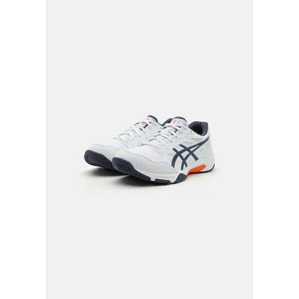 アシックス メンズ バスケットボール スポーツ GEL-ROCKET 11 - Volleyball shoes - white/indigo fog