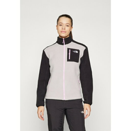 ノースフェイス レディース パーカー・スウェットシャツ アウター YUMIORI FULL ZIP - Fleece jacket - moonstone grey/black/cyber pink ノースフェイス レディース パーカー・スウェットシャツ アウター YUMIORI FULL ZIP - Fleece jacket - moonstone grey/black/cyber pink