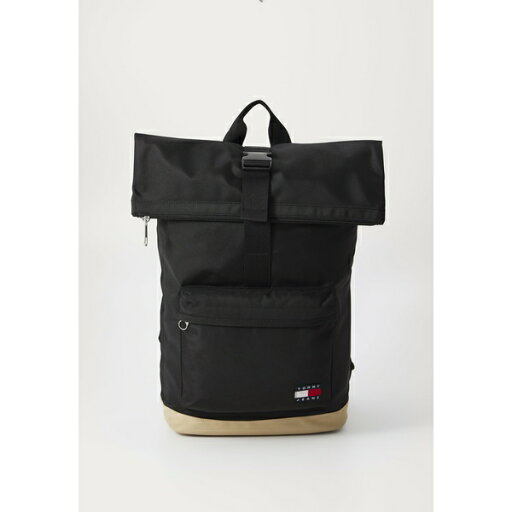 トミーヒルフィガー メンズ バックパック・リュックサック バッグ DAILY ROLLTOP BACKPACK - Rucksack - black トミーヒルフィガー メンズ バックパック・リュックサック バッグ DAILY ROLLTOP BACKPACK - Rucksack - black