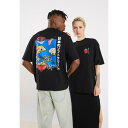 ユアターン メンズ サンダル シューズ UNISEX - Print T-shirt - true black