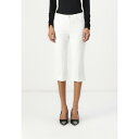 リュージョー レディース デニムパンツ ボトムス PANT GOOD CAPRI - Straight leg jeans - bianco lana