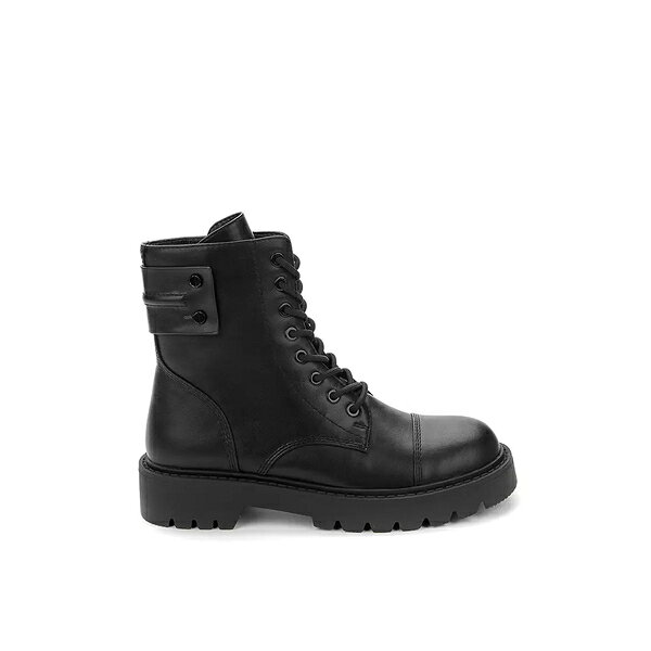 【送料無料】 ベッツィ レディース ブーツ シューズ Lucia Lace Up Ankle Boots Black