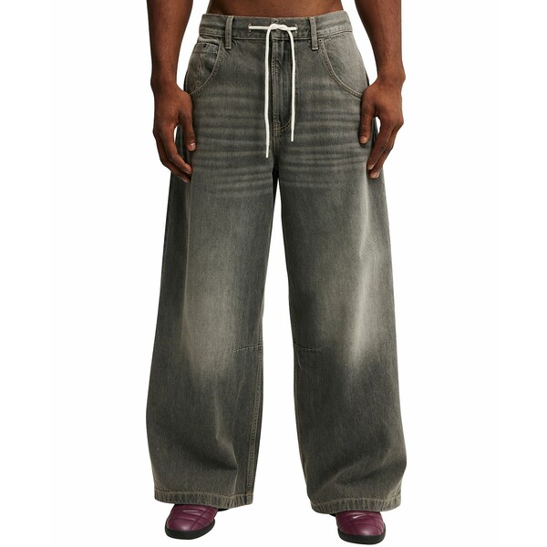 コットンオン メンズ デニムパンツ ボトムス Men's Super Wide Jeans Gray