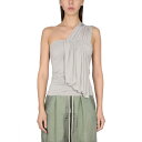 リックオウエンス レディース カットソー トップス Top Edfu GRIGIO