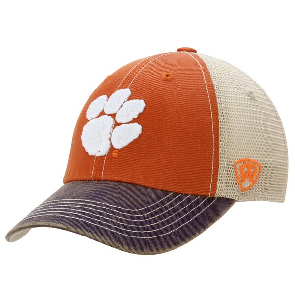 トップ・オブ・ザ・ワールド メンズ 帽子 アクセサリー Clemson Tigers Top of the World Offroad Trucker Adjustable Hat Orange