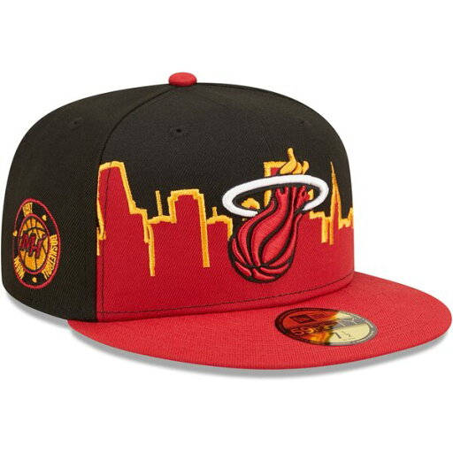 ニューエラ メンズ 帽子 アクセサリー Miami Heat New Era 2022 TipOff 59FIFTY Fitted Hat Red/Black ニューエラ メンズ 帽子 アクセサリー Miami Heat New Era 2022 TipOff 59FIFTY Fitted Hat Red/Black