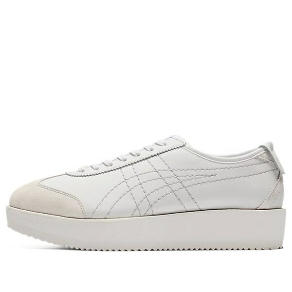 Onitsuka Tiger オニツカタイガー メンズ スニーカー 【Onitsuka Tiger Mexico 66 Chunk 'White Piedmont Grey' 1183C389-100】 サイズ US_6.5(24.5cm)