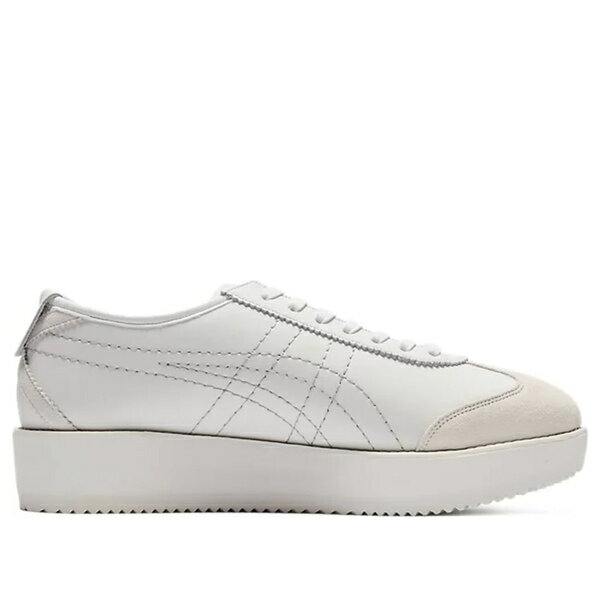 Onitsuka Tiger オニツカタイガー メンズ スニーカー 【Onitsuka Tiger Mexico 66 Chunk 'White Piedmont Grey' 1183C389-100】 サイズ US_6.5(24.5cm)