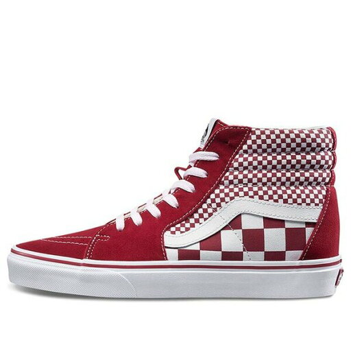 Vans バンズ メンズ スニーカー 【Vans SK8-HI 'Red Mix Checker' VN0A38GEVK5】 サイズ US_7.5(25.5cm)