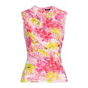 【送料無料】 ヴェルサーチ レディース Tシャツ トップス Tops Pink