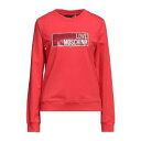 【送料無料】 モスキーノ レディース パーカー・スウェットシャツ アウター Sweatshirts Red