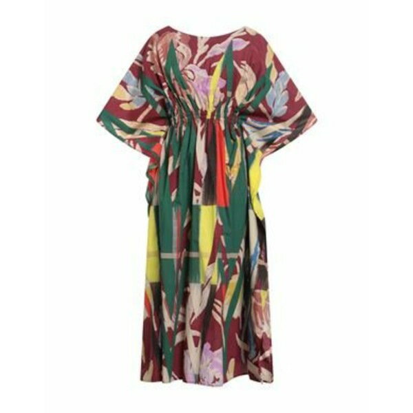 【送料無料】 ピエール・バルマン レディース ワンピース トップス Midi dresses Red