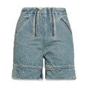 【送料無料】 フィロソフィーデロレンゾセラフィーニ レディース デニムパンツ ボトムス Denim shorts Blue