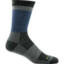 ダーンタフ メンズ 靴下 アンダーウェア Heady Stripe Micro Crew Light Cushion Sock - Men's Blue
