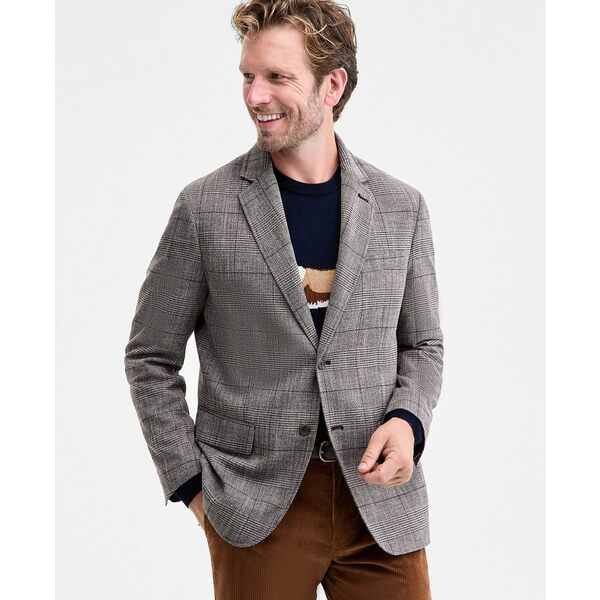 クラブルーム メンズ ジャケット＆ブルゾン アウター Men's Sharp Plaid Sport Coat, Macy's Exclusive Beige