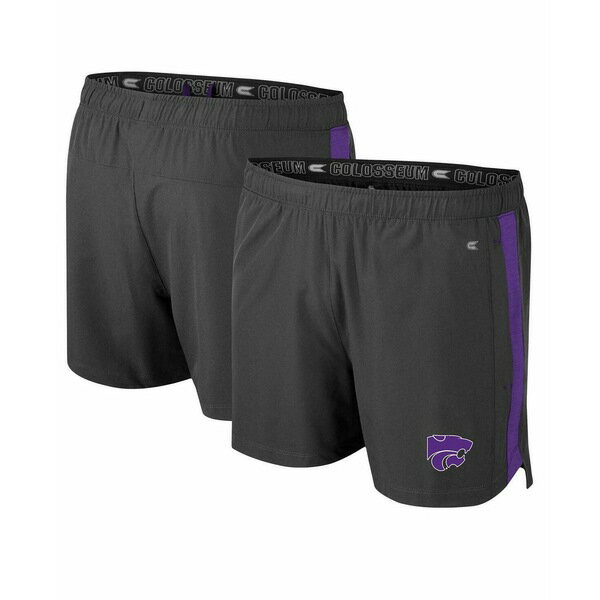 コロシアム メンズ カジュアルパンツ ボトムス Men's Charcoal Michigan State Spartans Langmore Shorts Charcoal