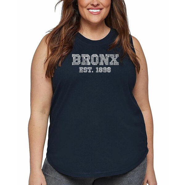 asty㤨֥륨ݥåץ ǥ åȥ ȥåץ Plus Size Popular Neighborhoods in Bronx Word Art Tank Top NavyפβǤʤ12,980ߤˤʤޤ