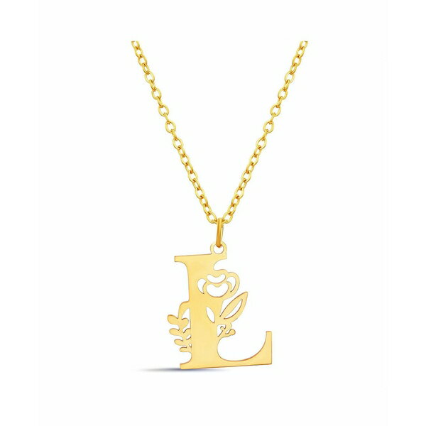 ケンジー レディース ネックレス・チョーカー・ペンダントトップ アクセサリー Floral Cut Out Initial..