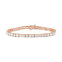 バッジェリーミシュカ レディース ブレスレット・バングル・アンクレット アクセサリー Lab Grown Diamond Tennis Bracelet (10...