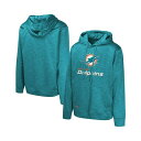 アウタースタッフ メンズ パーカー・スウェットシャツ アウター Men's Aqua Miami Dolphins Streak Fleece Pullover Hoodie Aqua