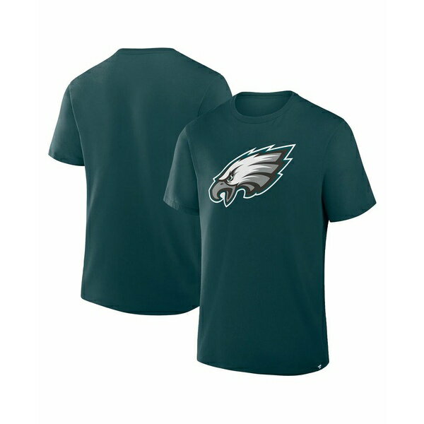 եʥƥ   ȥåץ Men's Green Philadelphia Eagles Legacy Cotton T-S...