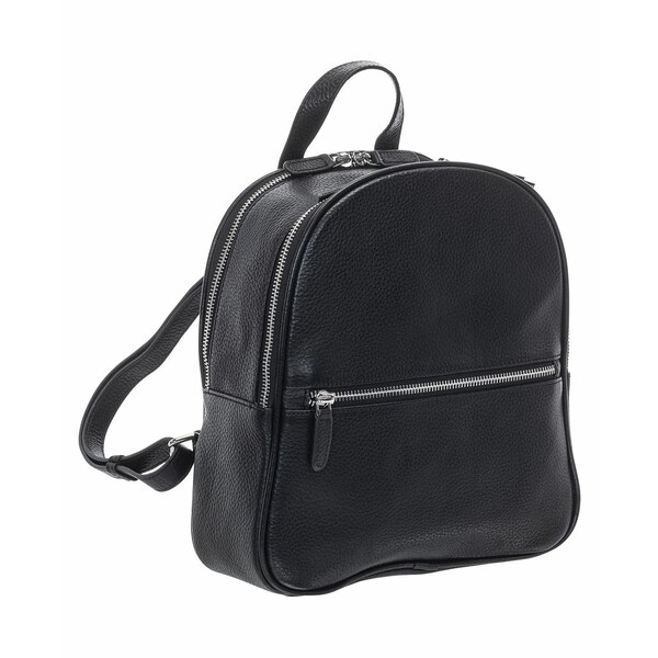 マンシーニ レディース バックパック・リュックサック バッグ Women's Pebbled Audrey Backpack Black