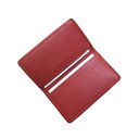 ロイス メンズ 財布 アクセサリー Royce Slim Business Card Case in Genuine Leather Red