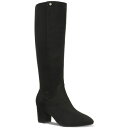 ジャニ ベルニーニ レディース ブーツ シューズ Women's Maylynee Memory Foam Block Heel Knee High Dress Boots, Created for Macy's Black Micro