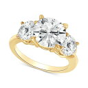 バッジェリーミシュカ レディース リング アクセサリー Certified Lab Grown Diamond Three Stone Engagement R...