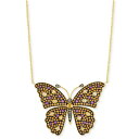 ルヴァン レディース ネックレス・チョーカー・ペンダントトップ アクセサリー Multi-Gemstone (5-5/8 ct. t.w.) & Chocola...