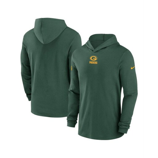 ナイキ メンズ シャツ トップス Men's Green Green Bay Packers Sideline Performance Long Sleeve Hoodie T-shirt Green ナイキ メンズ シャツ トップス Men's Green Green Bay Packers Sideline Performance Long Sleeve Hoodie T-shirt Green