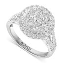 エフィー コレクション レディース リング アクセサリー EFFY Diamond Halo Cluster Split Shank Ring (1-3/8 c...