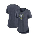 ナイキ レディース カットソー トップス Women's Navy Philadelphia Phillies 2024 City Connect Tri-Blend T-Shirt Navy(4)