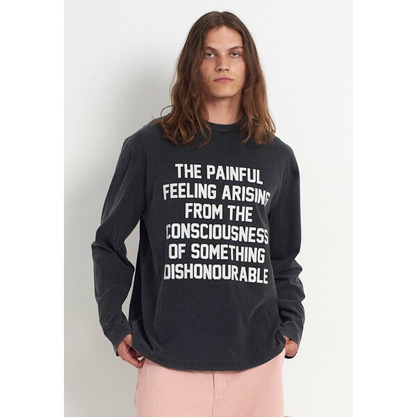 ザラグドプリースト メンズ Tシャツ トップス DEFINITION TEE - Long sleeved top - black