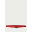 ラルフローレン レディース ベルト アクセサリー Charm Crosshatch Leather Belt - Belt - bright vermillion(4)
