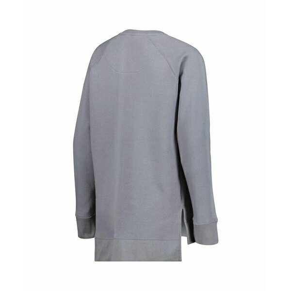 プレスボックス レディース パーカー・スウェットシャツ アウター Women's Gray Oregon Ducks Pinehurst Chenille Raglan Pullover Sweatshirt Gray