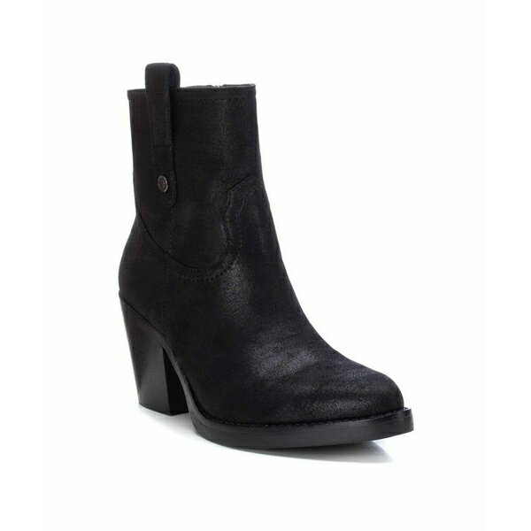 キシタイ レディース ブーツ シューズ Women's Italian Western Booties By XTI Black