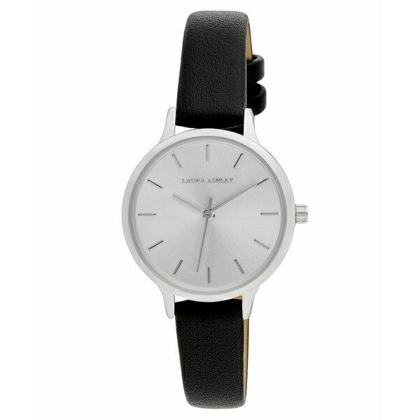 ■ブランド Laura Ashley (ローラアシュレイ)■商品名 Women's Clean Black Faux Leather Watch 30mm■こちらの商品は米国・ヨーロッパからお取り寄せ商品となりますので、 お届けまで10日〜2週間前後お時間頂いております。 ■各ブランド・商品・デザインによって大きな差異がある場合がございます。 ■あくまで平均的なサイズ表ですので、「参考」としてご利用ください。 ■店内全品【送料無料】です！（※沖縄・離島は別途送料3,300円がかかります）