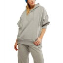 エフピームーブメント レディース パーカー・スウェットシャツ アウター Sprint To The Finish High Heather Grey