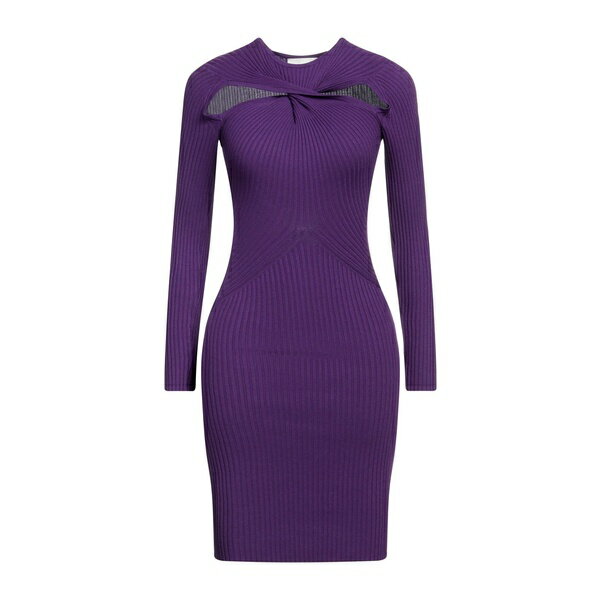 【送料無料】 ヴィコロ レディース ワンピース トップス Mini dresses Purple