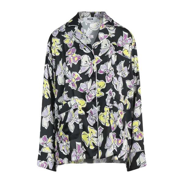 【送料無料】 エムエスジイエム レディース Tシャツ トップス Tops Black