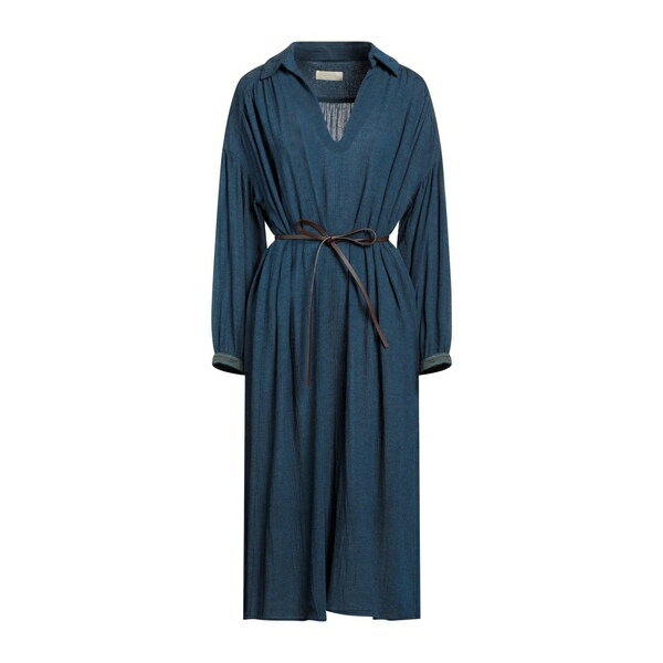 【送料無料】 モモン レディース ワンピース トップス Midi dresses Blue(4)