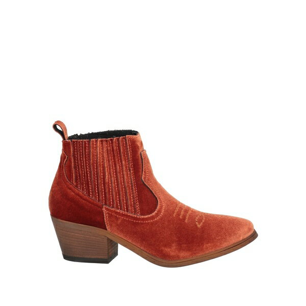 【送料無料】 ジュ テーム レディース ブーツ シューズ Ankle boots Orange
