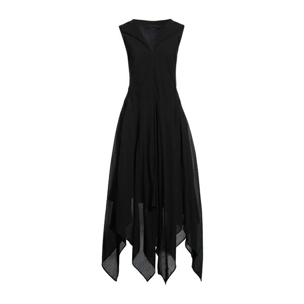 【送料無料】 リミフー レディース ワンピース トップス Midi dresses Black