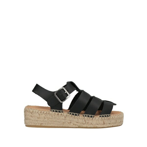 【送料無料】 カンナ レディース サンダル シューズ Espadrilles Black