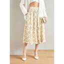 スコッチアンドソーダ レディース スカート ボトムス EMBROIDERED SKIRT - A-line skirt - white/beige