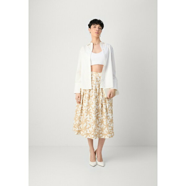 スコッチアンドソーダ レディース スカート ボトムス EMBROIDERED SKIRT - A-line skirt - white/beige 3