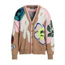 【送料無料】 バロウ メンズ カーディガン アウター Cardigans Beige
