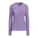 【送料無料】 ツインセット レディース ニット&セーター アウター Sweaters Purple
